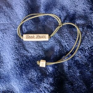 Book Lover Cord Bracelet